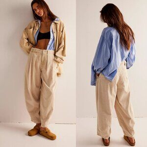 We The Free Linden Cord Balloon Jeans in Beechwood NEW